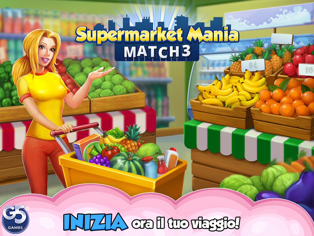 Supermarket Mania® - Match 3: Gioco di shopping frenetico