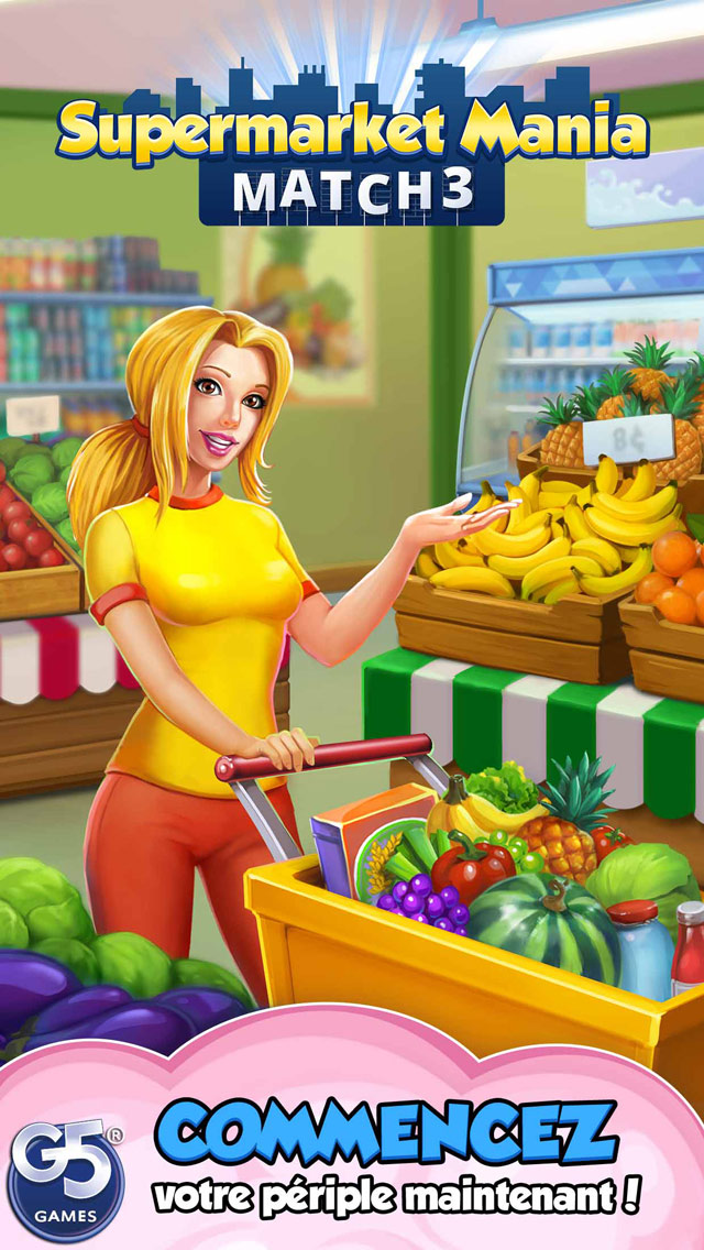 Supermarket Mania® - Match 3 : Jeu de shopping frénétique