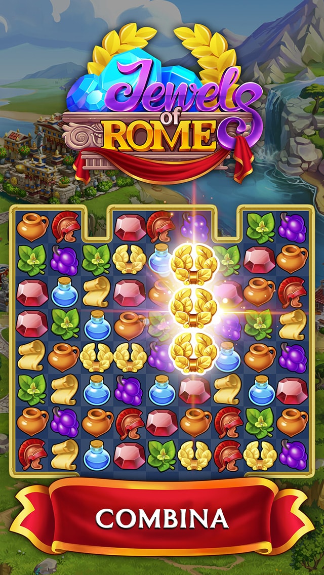 Jewels of Rome®: Match 3 Gems