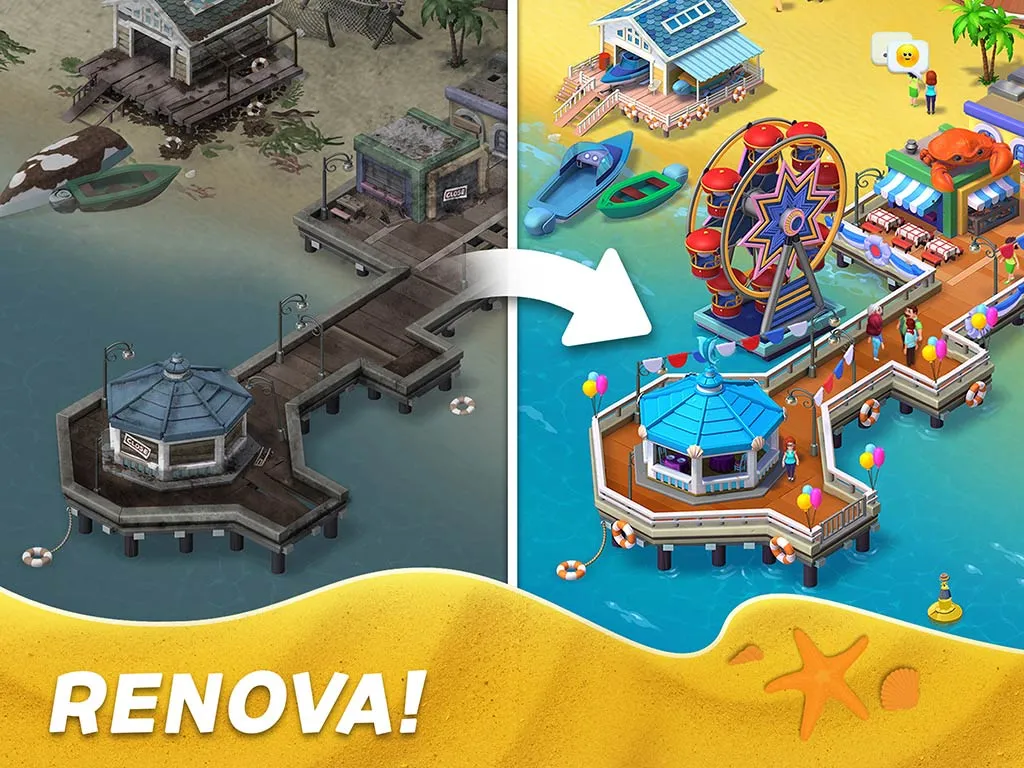 Match Town Makeover®: Design 3d