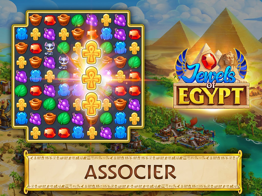 Jewels of Egypt®: Match 3 Gems