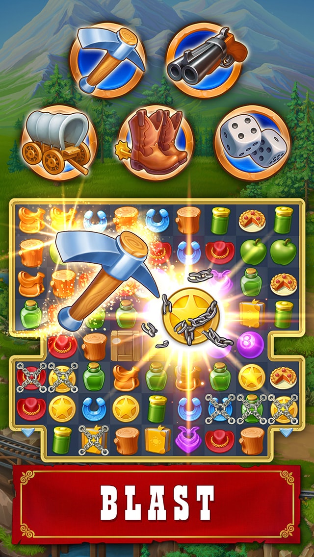 Jewels of the Wild West®: Gems puzzles & Diamond quests