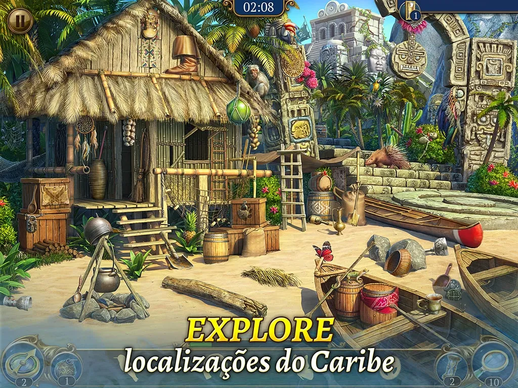 The Hidden Treasures®: jogo de objetos ocultos e combinar 3
