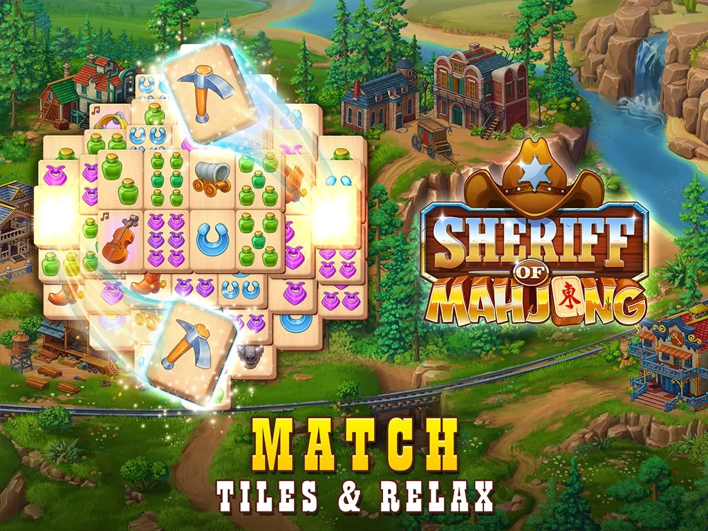 Sheriff of Mahjong®: Tile Match