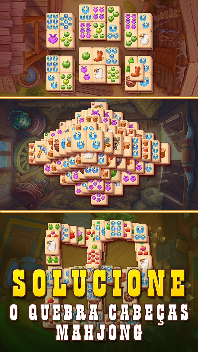 Sheriff of Mahjong®: Solitário