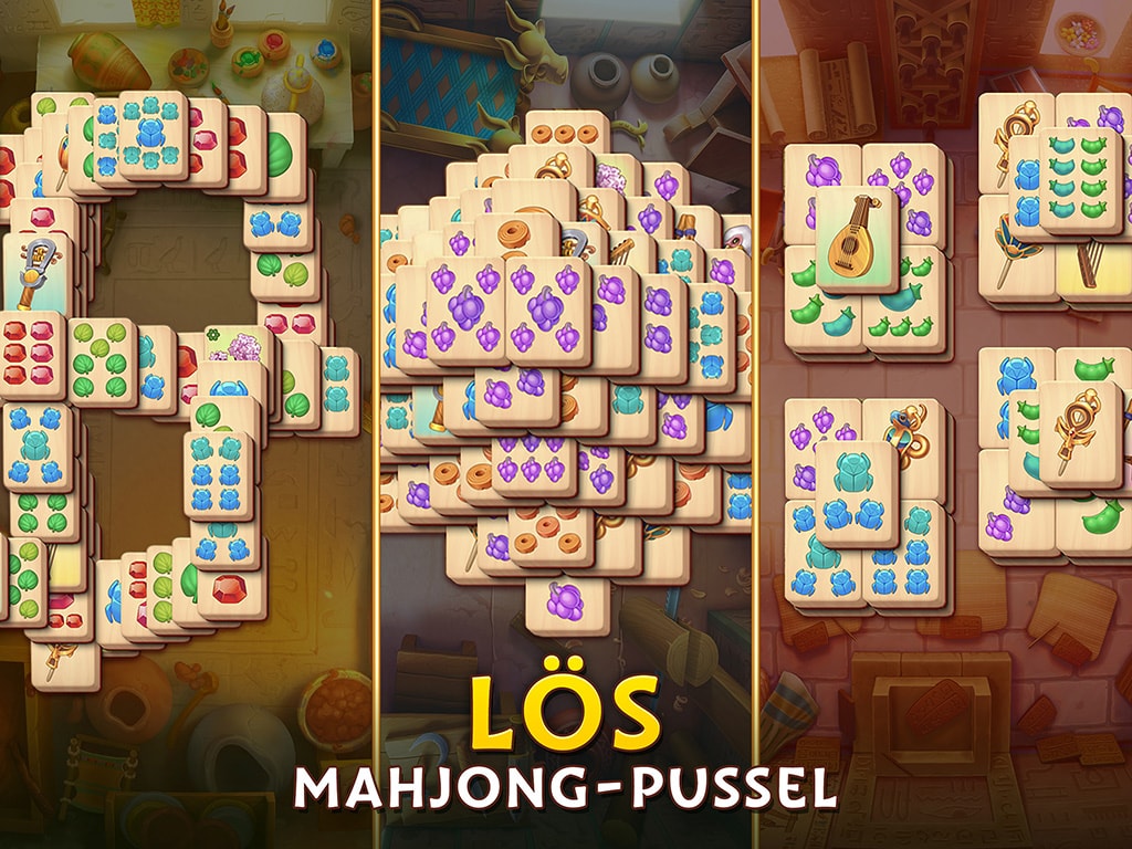 Pyramid of Mahjong: Pusselspel med parmatching