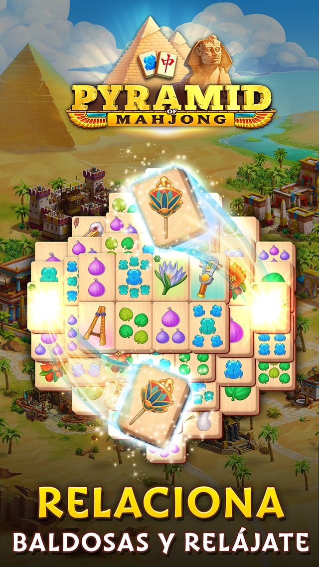 Pyramid of Mahjong: Juego de combinar fichas