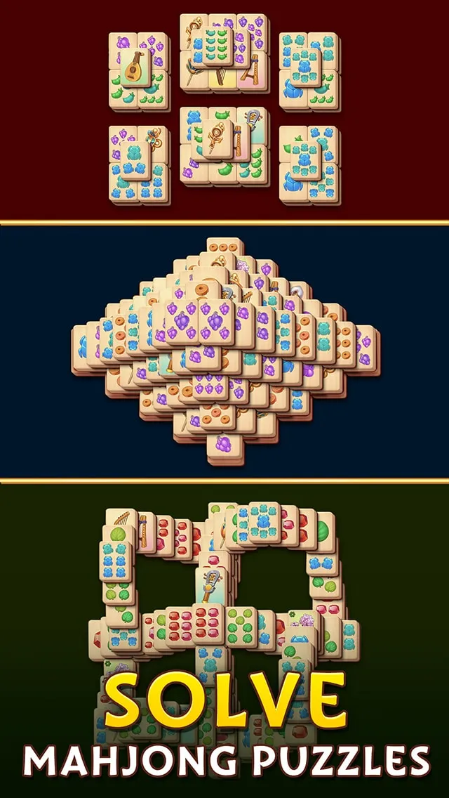 G5 Games - Pyramid of Mahjong: Master tile matching puzzle