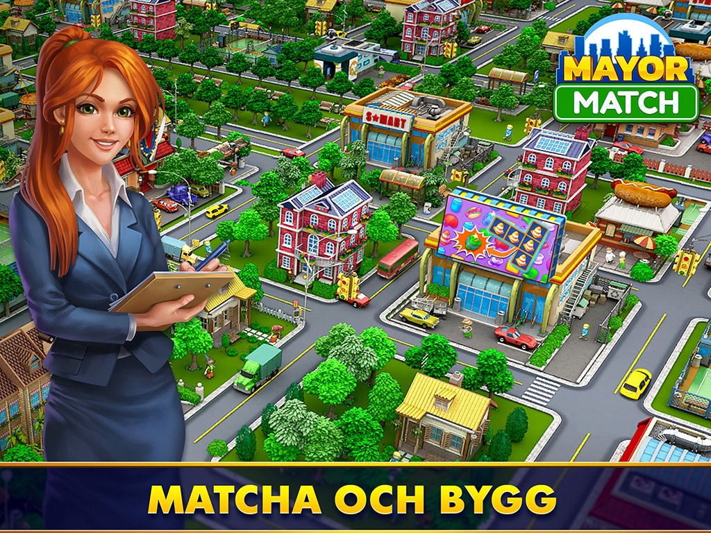 Mayor Match・ Strategi Spel