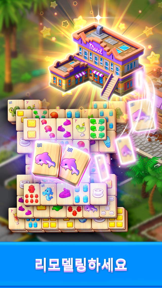 Mary's Mahjong: 꿈의 마을을 지어보세요!