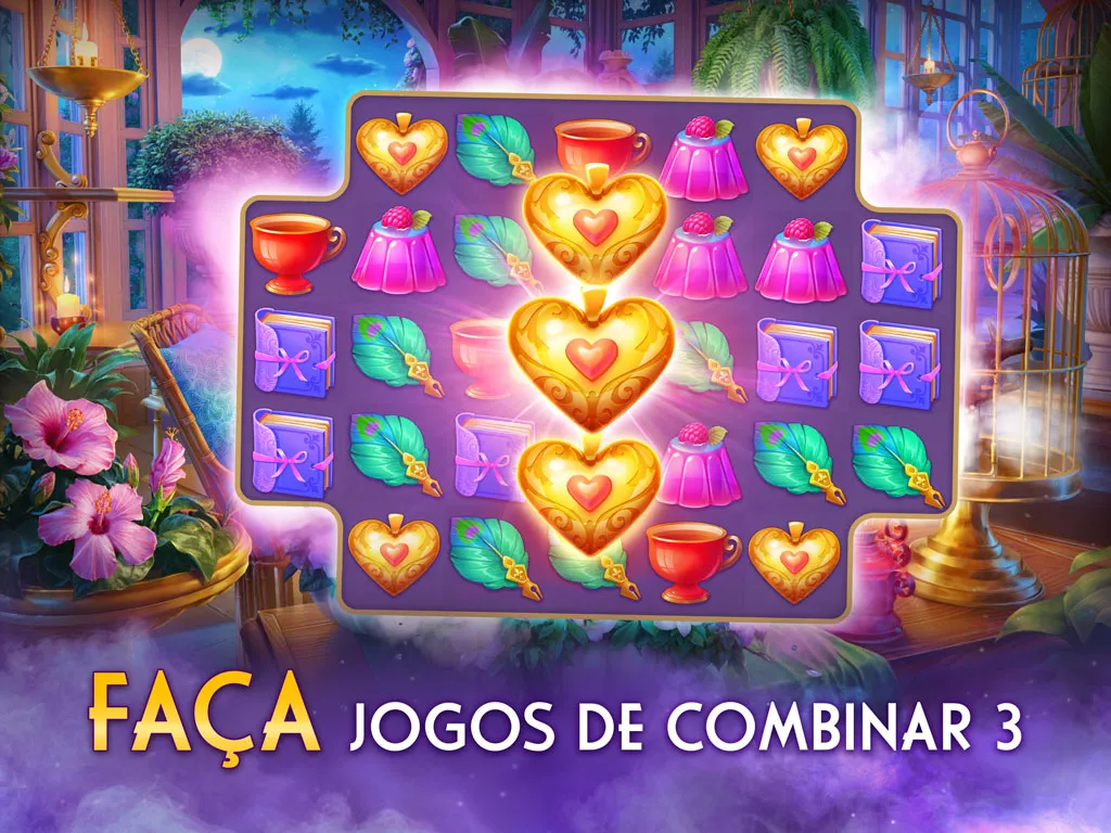 Twilight Land: jogo grátis de objeto oculto e combinar 3