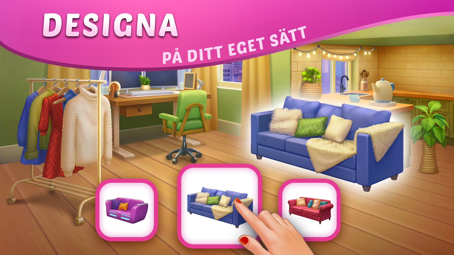 DesignVille: Slå samman och designa