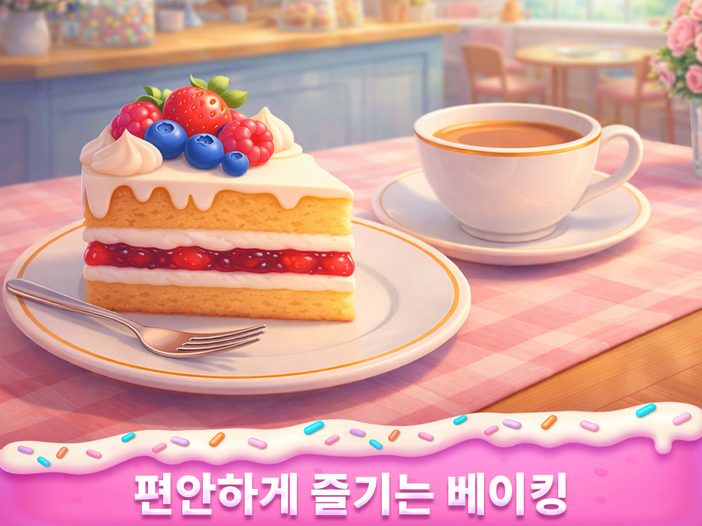 Piece of Cake: 머지와 베이킹 게임 