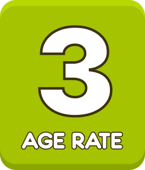 3+ Rated for ages